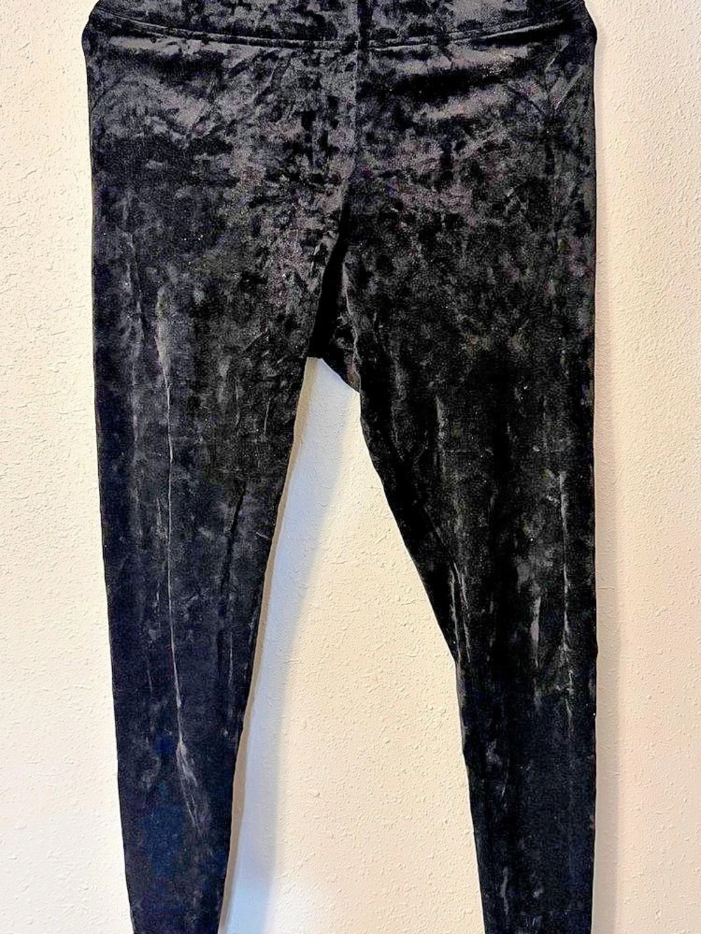 Black Velvet Leggings